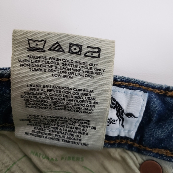 Wrangler Retro Womens High Rise Trumpet Flair Wide Leg Jeans Size 29 x 32 - Picture 9 of 16